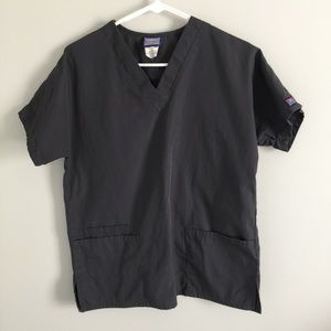 Cherokee Women's Scrub Top in Pewter